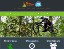 Tablet Screenshot of flowtrail-stromberg.de